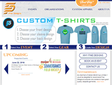 Tablet Screenshot of fdsportswear.com